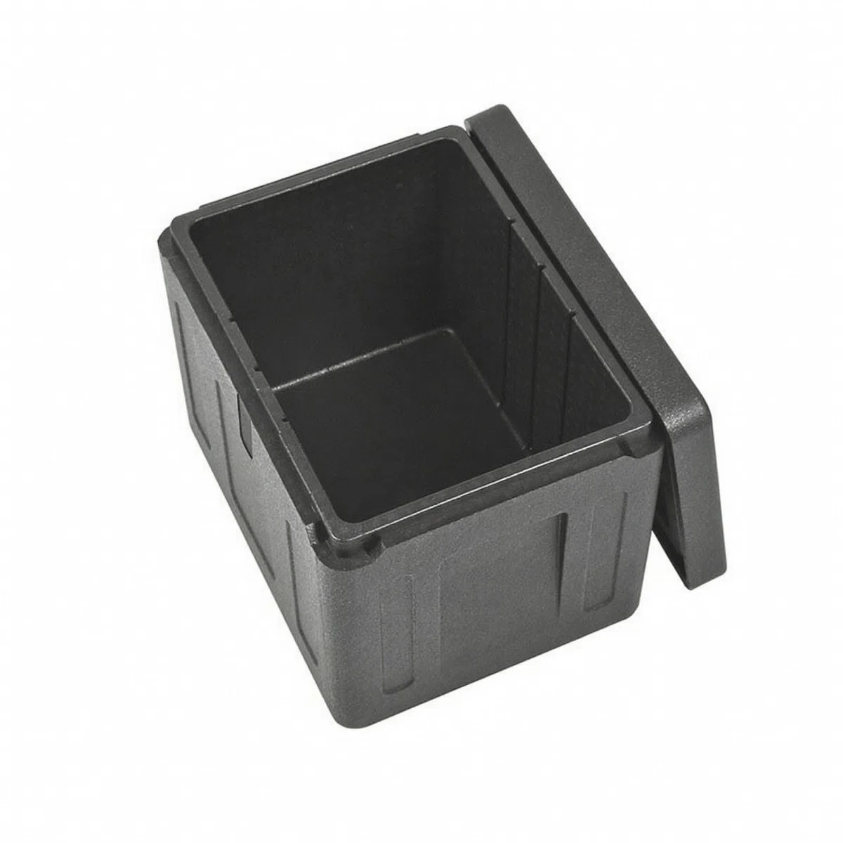 Stabil Transportbox mit Deckel | Großes 43 Liter Fassungsvermögen, Warmhaltebox, Lebensmittelecht, Behälter, für Catering, Schulkantinen, Lieferdienste, Abnehmbarer Deckel