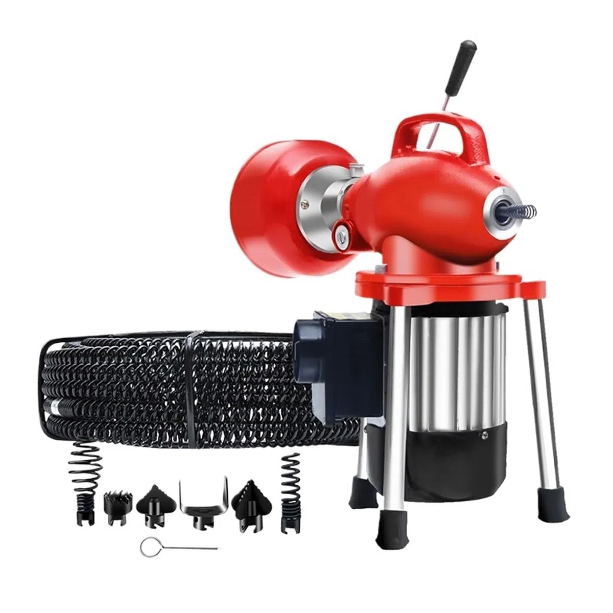 Automatische Dredge Maschine Rohr Abfluss Reinigung Reiniger Blockade Unblocker Toilette Elektrische Pipeline Dredgin Hohe RäUmleistung(2500W)