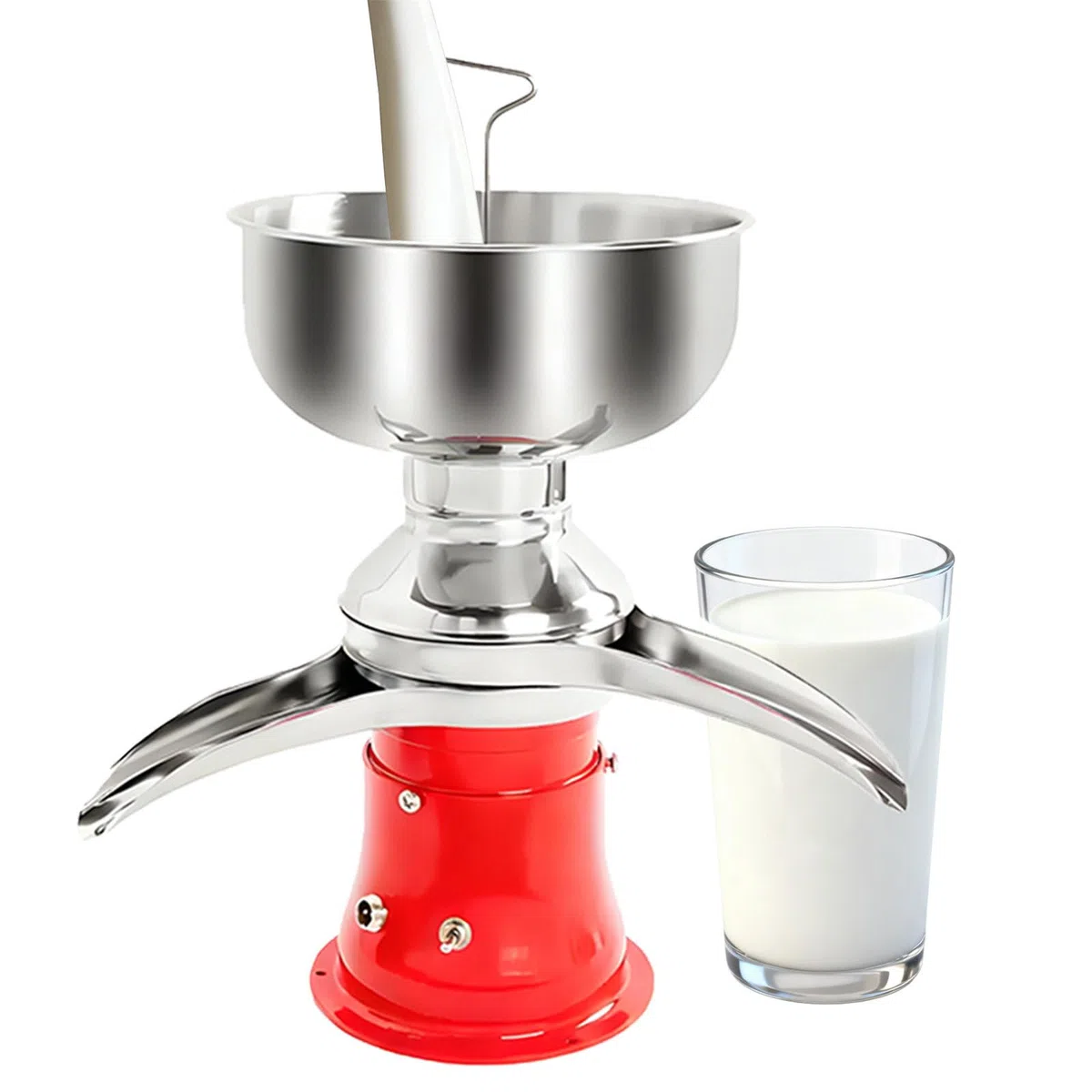 Elektrischer Sahneabscheider, 10500 U/min Milchabscheider für Sahne, Butter, Magermilch von Kuh, Ziege, Schaf, multifunktionales Küchengerät