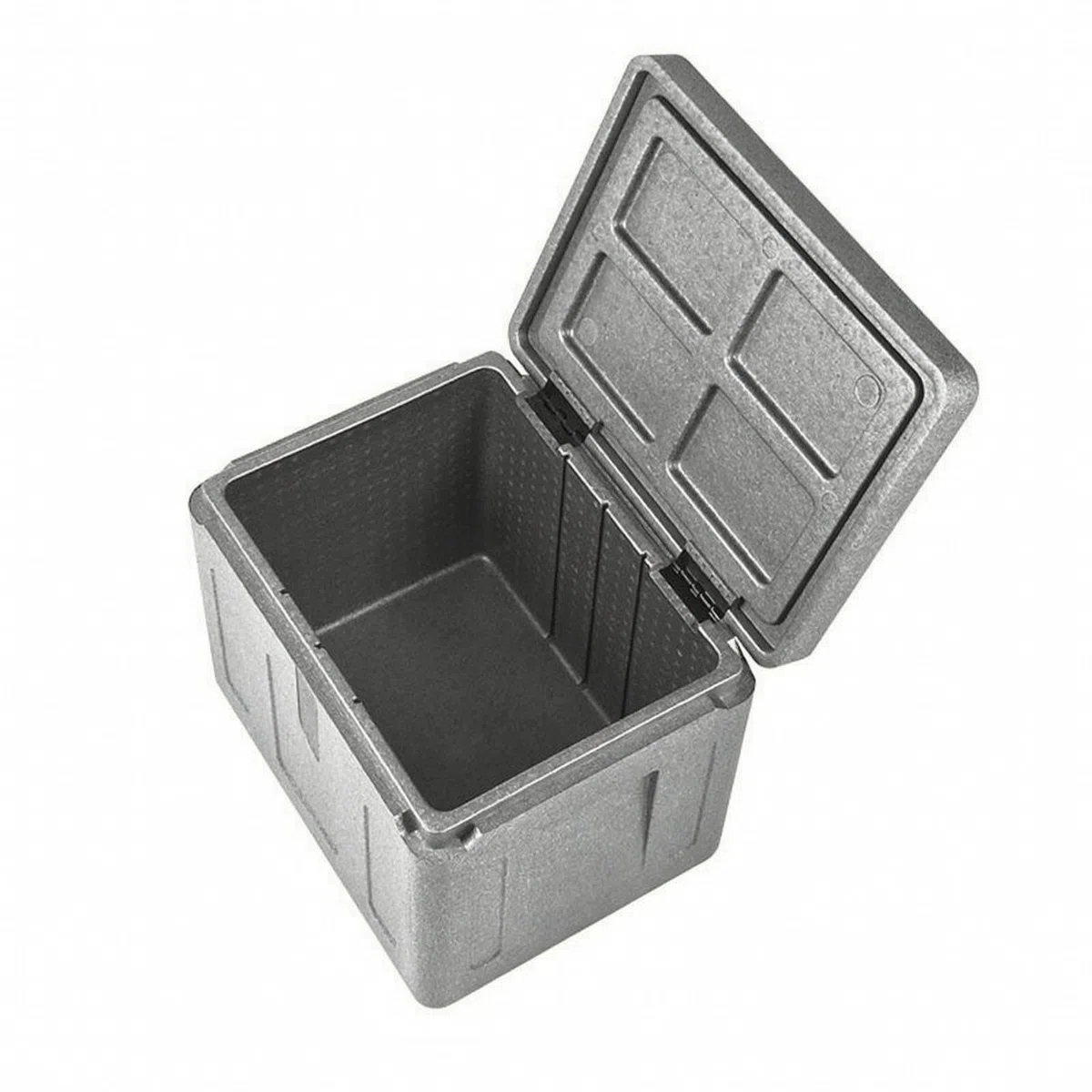 Kälteisolierend Isolierbox mit Deckel | Großes 43 Liter Fassungsvermögen, Temperaturbox mit Deckel, Stapelbar, Warmhaltebox, für Essenstransport, Schulkantinen